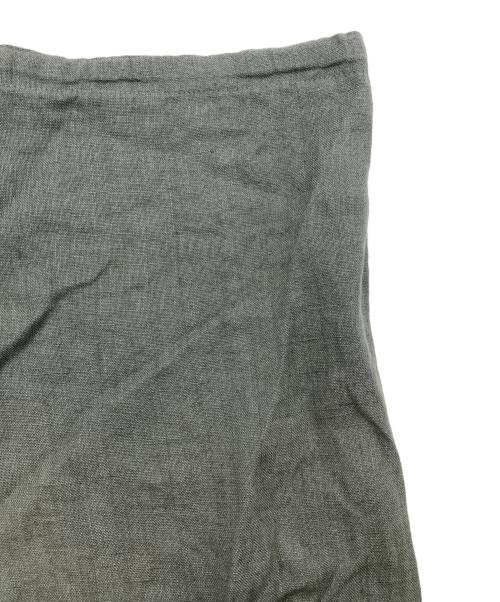 fog linen work（フォグリネンワーク）fog linen work (フォグリネンワーク) リネンワイドパンツ グレー サイズ:FREEの古着・服飾アイテム