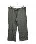 fog linen work（フォグリネンワーク）の古着「リネンワイドパンツ」｜グレー