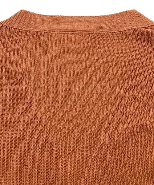 Veritecoeur（ヴェリテクール）Veritecoeur (ヴェリテクール) テンセルリネンカーディガン オレンジ サイズ:SIZE2の古着・服飾アイテム