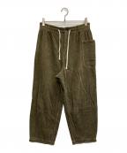 atelier naruseアトリエナルセ）の古着「cotton corduroy pants」｜カーキ