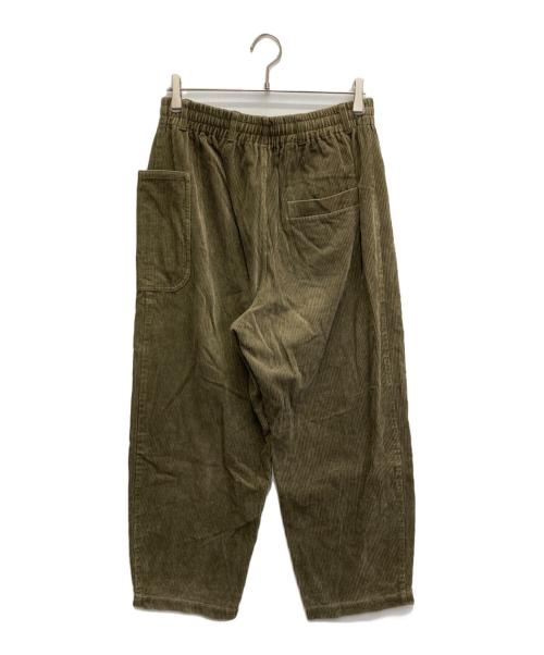 atelier naruse（アトリエナルセ）atelier naruse (アトリエナルセ) cotton corduroy pants カーキ サイズ:42の古着・服飾アイテム