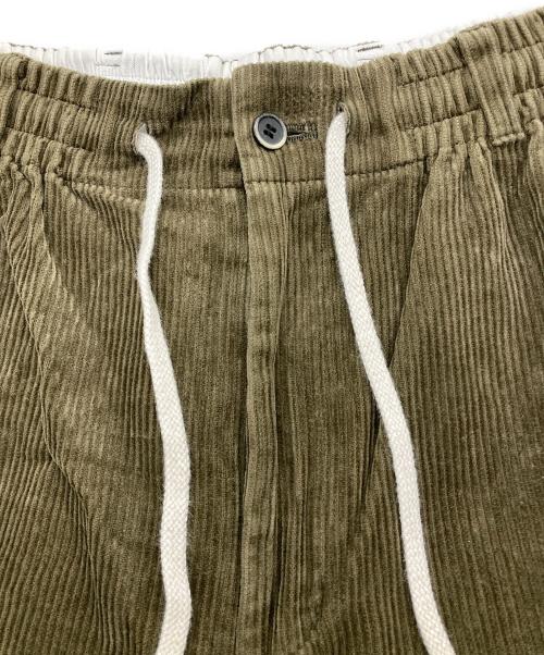 atelier naruse（アトリエナルセ）atelier naruse (アトリエナルセ) cotton corduroy pants カーキ サイズ:42の古着・服飾アイテム