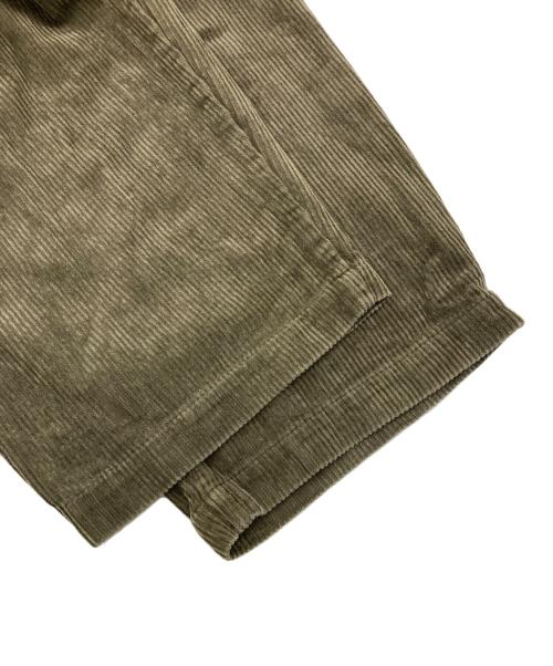 atelier naruse（アトリエナルセ）atelier naruse (アトリエナルセ) cotton corduroy pants カーキ サイズ:42の古着・服飾アイテム