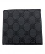 BALENCIAGA×GUCCIバレンシアガ×グッチ）の古着「2つキャンバス折り財布　ザ ハッカープロジェクト」｜ブラック