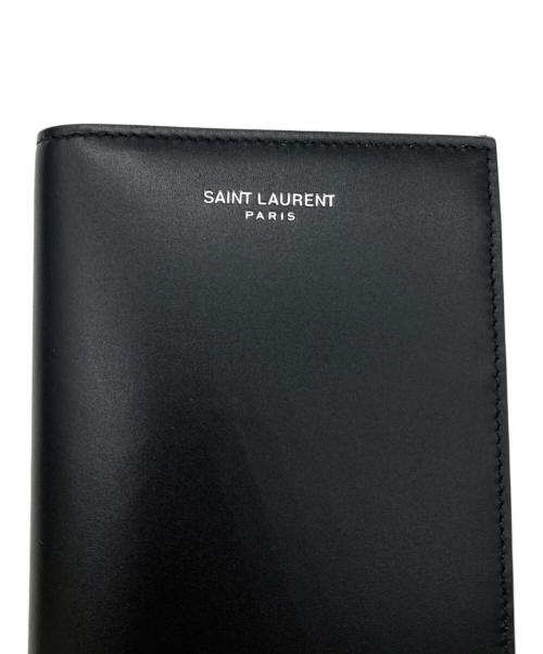 Saint Laurent Paris（サンローランパリ）Saint Laurent Paris (サンローランパリ) 長財布 ブラックの古着・服飾アイテム