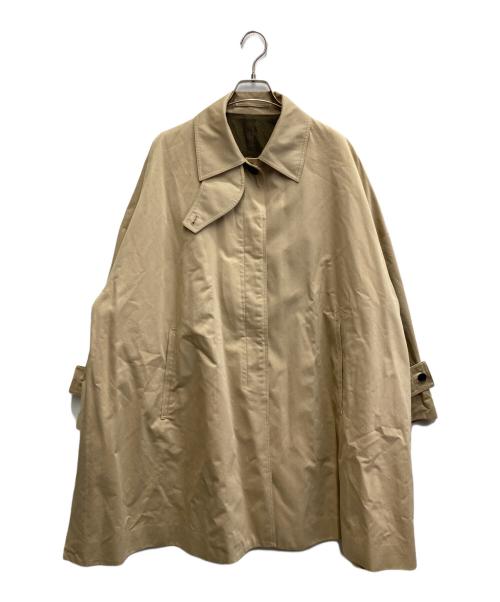 SALON adam et rope'（サロンアダムエロペ）SALON adam et rope' (サロンアダムエロペ) tacca テントシルエットステンカラーコート ベージュ サイズ:FREEの古着・服飾アイテム