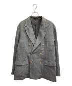 BLURHMSブラームス）の古着「6B BLAZER-WOOL TROPICAL」｜グレー