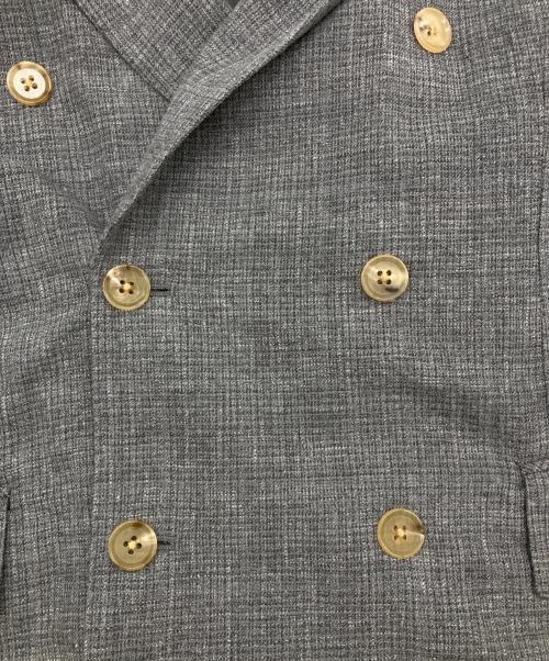 BLURHMS（ブラームス）blurhms (ブラームス) 6B BLAZER-WOOL TROPICAL グレー サイズ:3の古着・服飾アイテム