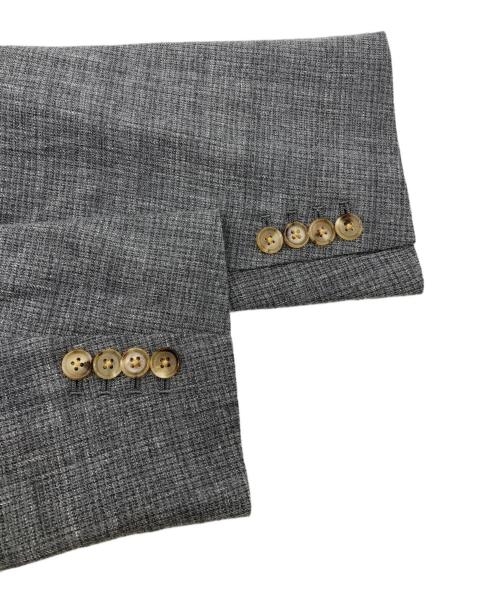 BLURHMS（ブラームス）blurhms (ブラームス) 6B BLAZER-WOOL TROPICAL グレー サイズ:3の古着・服飾アイテム