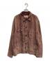 anachronorm（アナクロノーム）の古着「FADED SULFUR DYED LINEN UTILITY JACKET」｜ブラウン