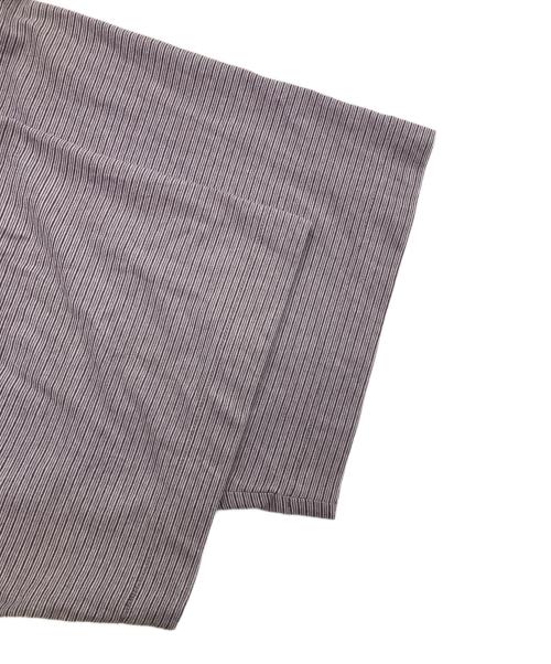 KAPTAIN SUNSHINE（キャプテンサンシャイン）KAPTAIN SUNSHINE (キャプテンサンシャイン) 26SS Hard Twisted Stripe Jersey Half-sleeve Tee パープル サイズ:SIZE3の古着・服飾アイテム