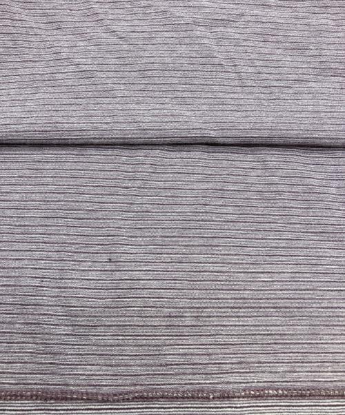 KAPTAIN SUNSHINE（キャプテンサンシャイン）KAPTAIN SUNSHINE (キャプテンサンシャイン) 26SS Hard Twisted Stripe Jersey Half-sleeve Tee パープル サイズ:SIZE3の古着・服飾アイテム