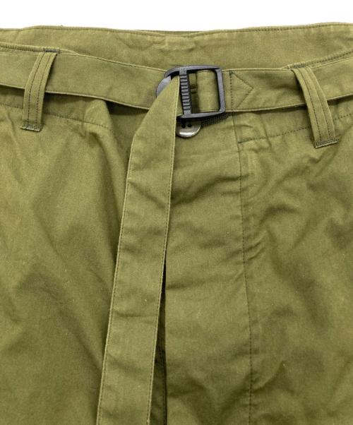 blurhms ROOTSTOCK（ブラームスルーツストック）blurhms ROOTSTOCK (ブラームスルーツストック) C/N Oxford Belts Shorts JS オリーブ サイズ:3の古着・服飾アイテム