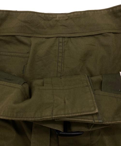 blurhms ROOTSTOCK（ブラームスルーツストック）blurhms ROOTSTOCK (ブラームスルーツストック) C/N Oxford Belts Shorts JS オリーブ サイズ:3の古着・服飾アイテム