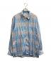 FOLL（フォル）の古着「26SS summer modal check open collar shirt」｜ブルー