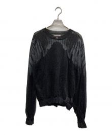 masu（エムエーエスユー）の古着「CLEAR ANGEL WING SWEATER」｜ブラック