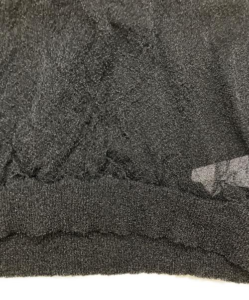 masu（エムエーエスユー）MASU (エムエーエスユー) CLEAR ANGEL WING SWEATER ブラック サイズ:48の古着・服飾アイテム