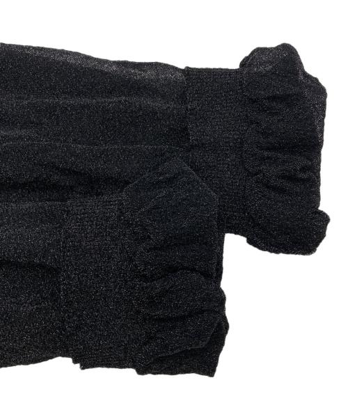 masu（エムエーエスユー）MASU (エムエーエスユー) CLEAR ANGEL WING SWEATER ブラック サイズ:48の古着・服飾アイテム