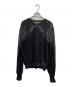 MASU（エムエーエスユー）の古着「CLEAR ANGEL WING SWEATER」｜ブラック