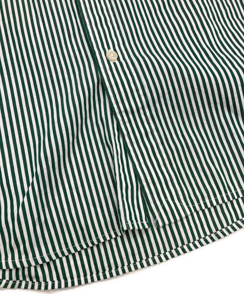 POLO RALPH LAUREN（ポロ・ラルフローレン）POLO RALPH LAUREN (ポロ・ラルフローレン) 半袖ストライプシャツ グリーン サイズ:Lの古着・服飾アイテム