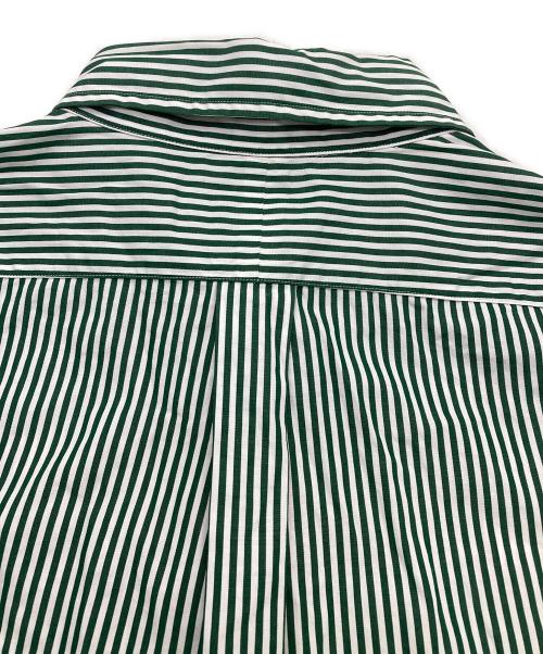 POLO RALPH LAUREN（ポロ・ラルフローレン）POLO RALPH LAUREN (ポロ・ラルフローレン) 半袖ストライプシャツ グリーン サイズ:Lの古着・服飾アイテム