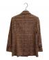 allureville (アルアバイル) リオペルカラーチェックダブルジャケット ブラウン サイズ:size1：5000円