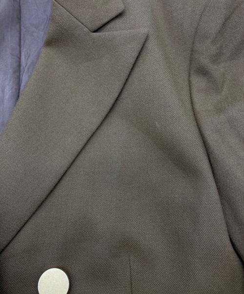 ANAYI（アナイ）ANAYI (アナイ) 金釦ダブルジャケット ブラウン サイズ:36の古着・服飾アイテム