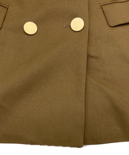 ANAYI（アナイ）ANAYI (アナイ) 金釦ダブルジャケット ブラウン サイズ:36の古着・服飾アイテム