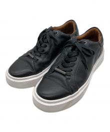 AOURE（アウール）の古着「DEVICE 1 レザースニーカー」｜ブラック