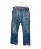 ）の古着「ストレート フィット ジーンス/STRAIGHT FIT JEAN」｜スカイブルー