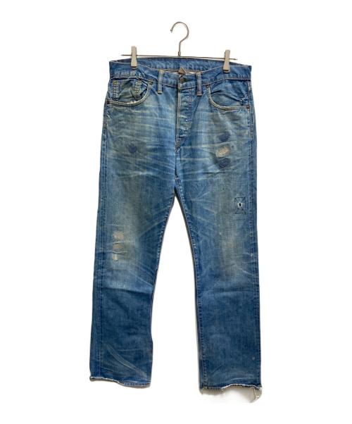 RRL（ダブルアールエル）RRL (ダブルアールエル) ストレート フィット ジーンス/STRAIGHT FIT JEAN スカイブルー サイズ:W32×L32の古着・服飾アイテム