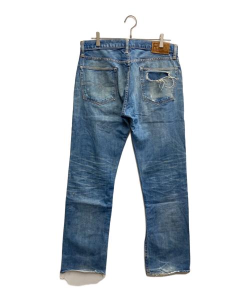 RRL（ダブルアールエル）RRL (ダブルアールエル) ストレート フィット ジーンス/STRAIGHT FIT JEAN スカイブルー サイズ:W32×L32の古着・服飾アイテム