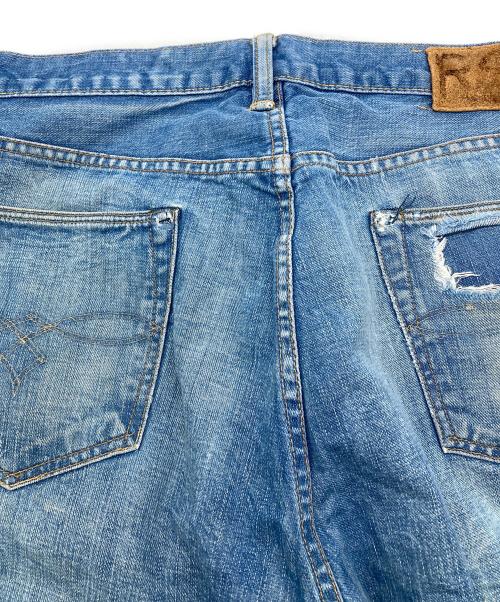 RRL（ダブルアールエル）RRL (ダブルアールエル) ストレート フィット ジーンス/STRAIGHT FIT JEAN スカイブルー サイズ:W32×L32の古着・服飾アイテム