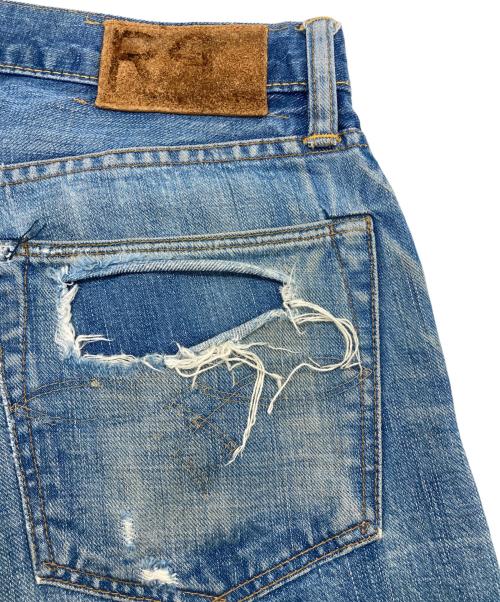 RRL（ダブルアールエル）RRL (ダブルアールエル) ストレート フィット ジーンス/STRAIGHT FIT JEAN スカイブルー サイズ:W32×L32の古着・服飾アイテム