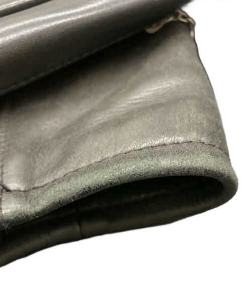 KADOYA K'S LEATHER（カドヤ K'S レザー）KADOYA K'S LEATHER (カドヤ K'S レザー) スカルワッペンシングルレザージャケット ブラック サイズ:XLの古着・服飾アイテム