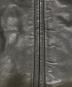 中古・古着 KADOYA K'S LEATHER (カドヤ K'S レザー) スカルワッペンシングルレザージャケット ブラック サイズ:XL：19000円