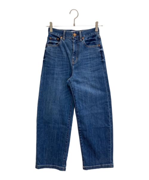 23区（ニジュウサンク）23区 (ニジュウサンク) サマー ストレート ワイド パンツ ネイビー サイズ:SIZE30の古着・服飾アイテム