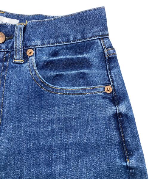 23区（ニジュウサンク）23区 (ニジュウサンク) サマー ストレート ワイド パンツ ネイビー サイズ:SIZE30の古着・服飾アイテム