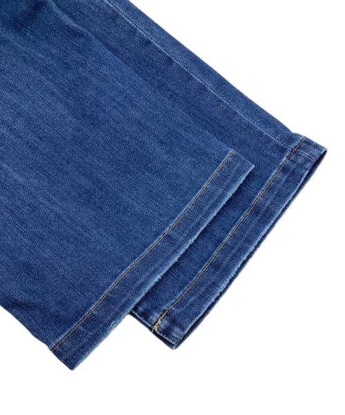 23区（ニジュウサンク）23区 (ニジュウサンク) サマー ストレート ワイド パンツ ネイビー サイズ:SIZE30の古着・服飾アイテム