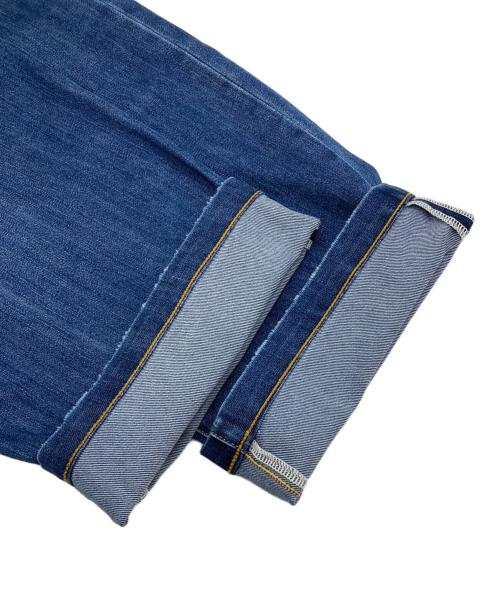 23区（ニジュウサンク）23区 (ニジュウサンク) サマー ストレート ワイド パンツ ネイビー サイズ:SIZE30の古着・服飾アイテム