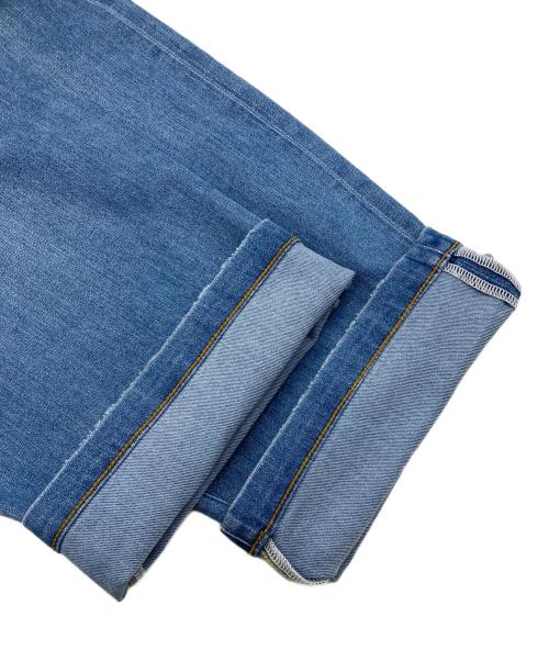 23区（ニジュウサンク）23区 (ニジュウサンク) サマー ストレート ワイド パンツ スカイブルー サイズ:SIZE30の古着・服飾アイテム