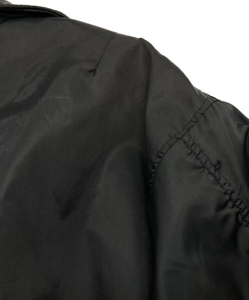 ALPHA（アルファ）ALPHA (アルファ) パッチ付きフライトジャケット ブラック サイズ:Lの古着・服飾アイテム