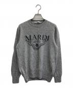 Maradi Mercrediマルディメクルディ）の古着「CASHMERE CREW NECK ALUMNI CLASSIQUE」｜グレー