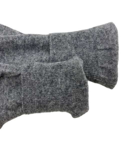 Maradi Mercredi（マルディメクルディ）MARADI MERCREDI (マルディメクルディ) CASHMERE CREW NECK ALUMNI CLASSIQUE グレー サイズ:1の古着・服飾アイテム