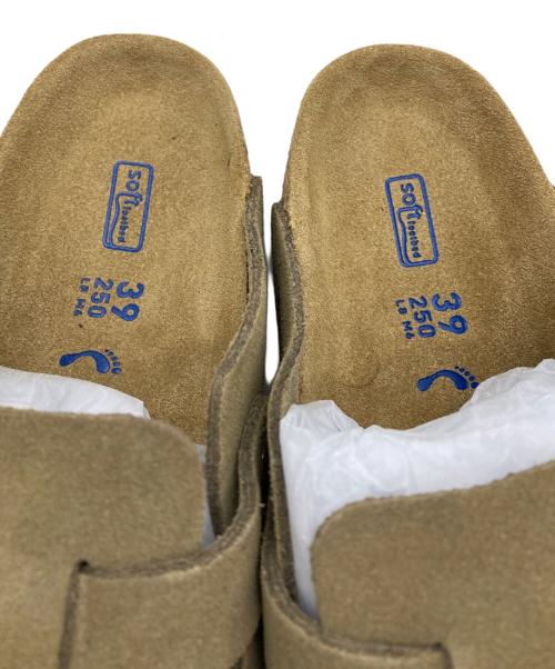 BIRKENSTOCK（ビルケンシュトック）BIRKENSTOCK (ビルケンシュトック) Boston ボストン スエードレザーサンダル ベージュ サイズ:25 未使用品の古着・服飾アイテム