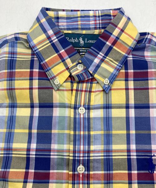 RALPH LAUREN（ラルフローレン）RALPH LAUREN (ラルフローレン)  CLASSIC FIT　ボタンダウンチェックシャツ マルチカラー サイズ:S 未使用品の古着・服飾アイテム