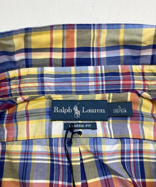 RALPH LAUREN（ラルフローレン）RALPH LAUREN (ラルフローレン)  CLASSIC FIT　ボタンダウンチェックシャツ マルチカラー サイズ:S 未使用品の古着・服飾アイテム