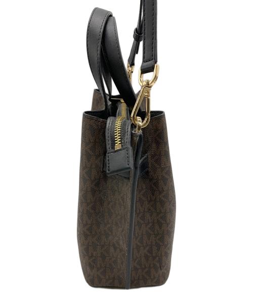 MICHAEL KORS（マイケルコース）MICHAEL KORS (マイケルコース) エミリア サッチェル 2WAYバッグ ブラウンの古着・服飾アイテム