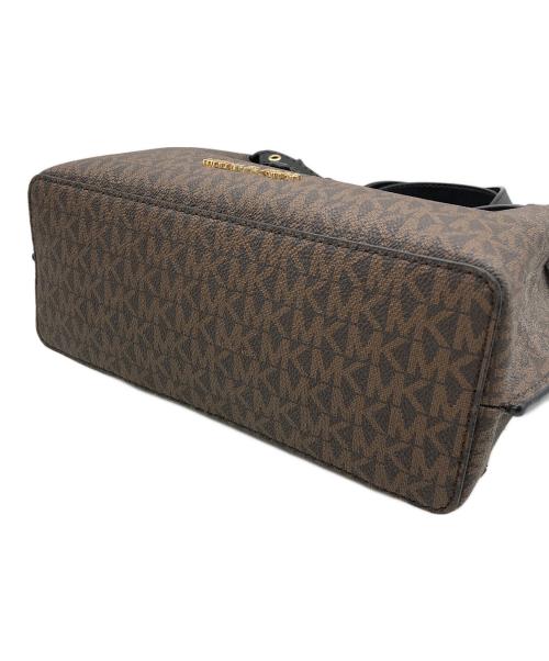 MICHAEL KORS（マイケルコース）MICHAEL KORS (マイケルコース) エミリア サッチェル 2WAYバッグ ブラウンの古着・服飾アイテム