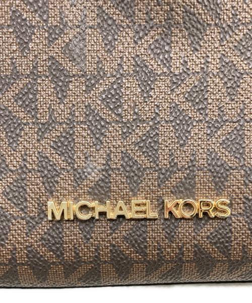 MICHAEL KORS（マイケルコース）MICHAEL KORS (マイケルコース) エミリア サッチェル 2WAYバッグ ブラウンの古着・服飾アイテム